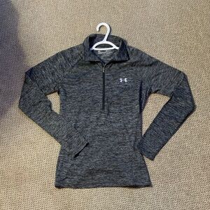 Under Armour Charcoal Quarter Zip Athletic Shirt